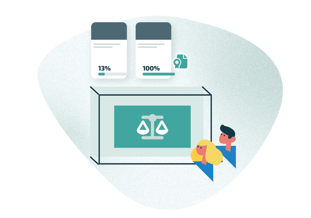 Ilustração de treinamento de compliance Conduta Ética no Ambiente de Trabalho