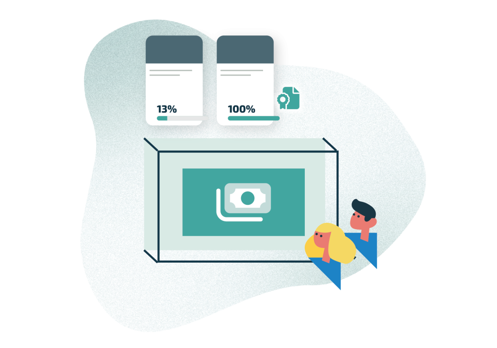 Ilustração de treinamento de compliance PLDFTP